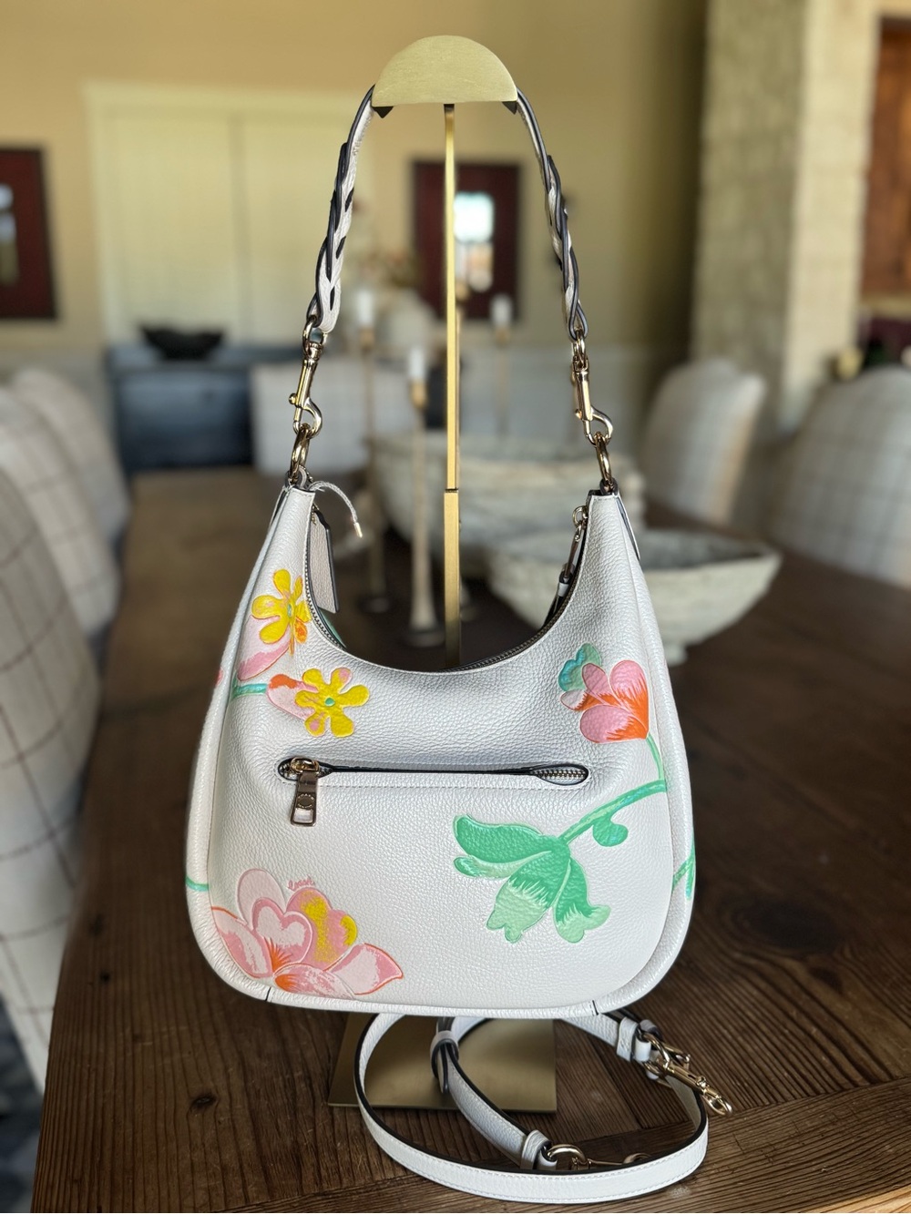 Coach Jules Hobo in Dreamy Land Floral Bag - Picture 3 of 17